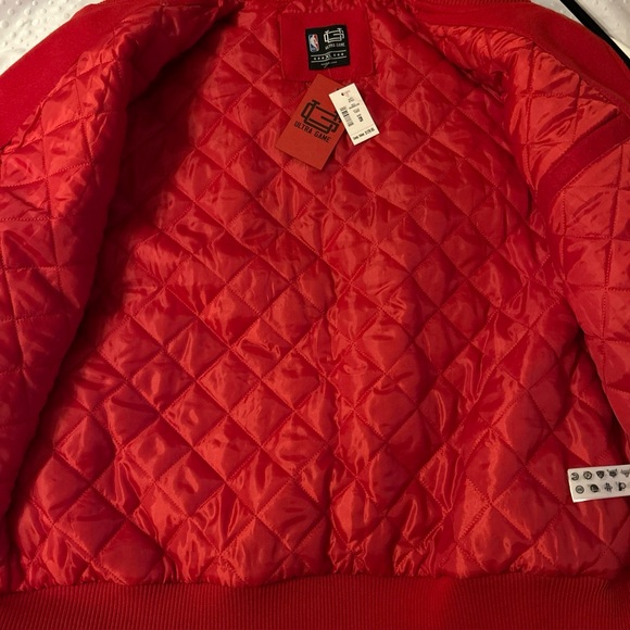 Men’s NBA Chicago Bulls Bomber Varsity Jacket XL NWT ￼ - Picture 7 of 15
